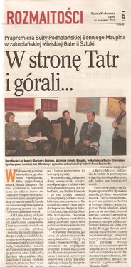 Gazeta Krakowska 14 września 2007